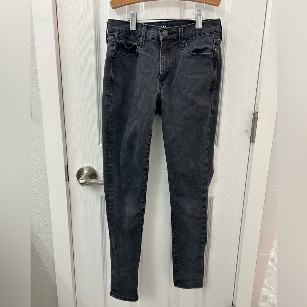 GAP Women's Dark Gray Skinny Jeans